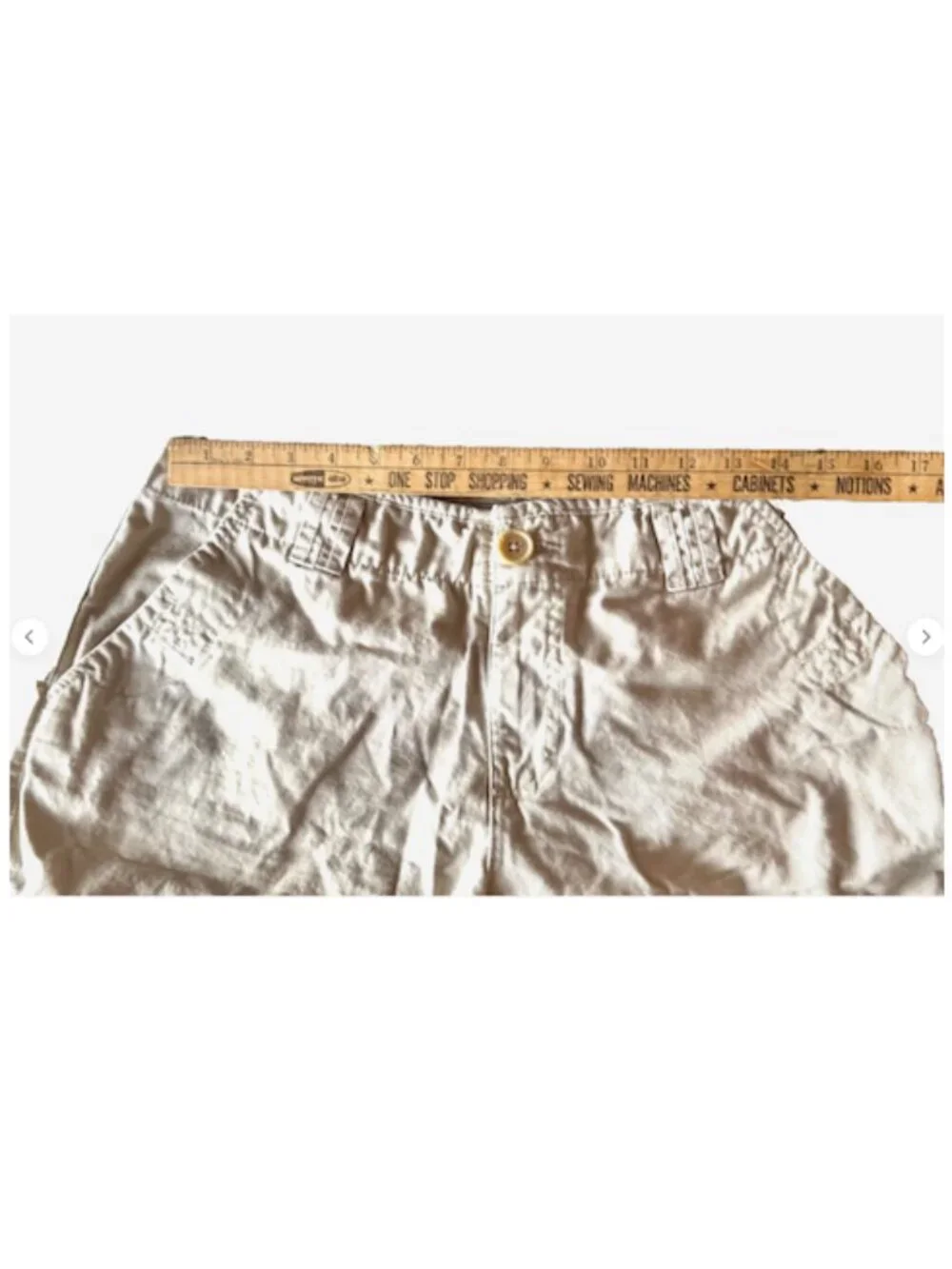 Vintage Duck Head Khaki Chino Shorts Womens Size 12 Preppy Classic Cotton Casual